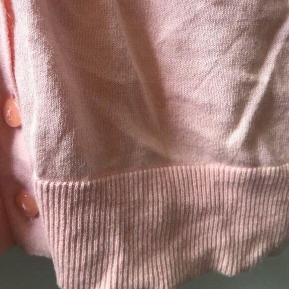 Gap Scoop Neck Button Up Cardigan Sweater Pink 2XL - Picture 5 of 8